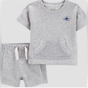 Baby boy summer tee and shorts — 9 months